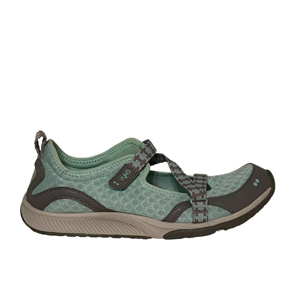 Ryka Kailee Mint Green Mary Jane Slip On Sneaker Comfort Shoe Womens Size 10